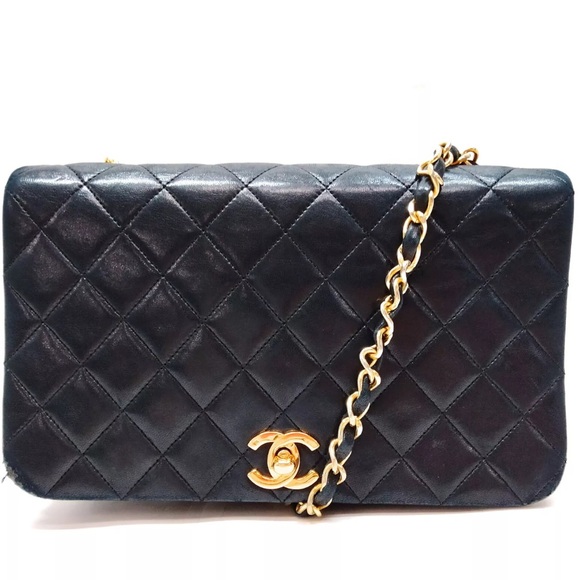 CHANEL CC Matelasse Full Flap Chain Shoulder Bag Leather GHW - Picture 16 of 17